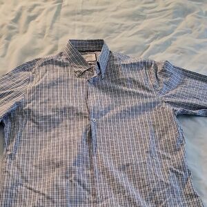 Charles Tyrwhitt Jermyn Street Londin Men's Buttondown Dress Shirt Sz 17/35 Inch